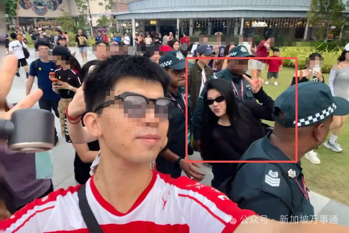 《林俊杰女友七七现身新加坡！低调捧场男友F1演出、全程贴心陪林妈…》配图 12