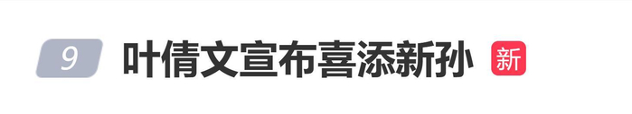 《叶倩文演唱会上宣布喜添新孙，对观众喊出“明天就回去抱孙”》配图 1