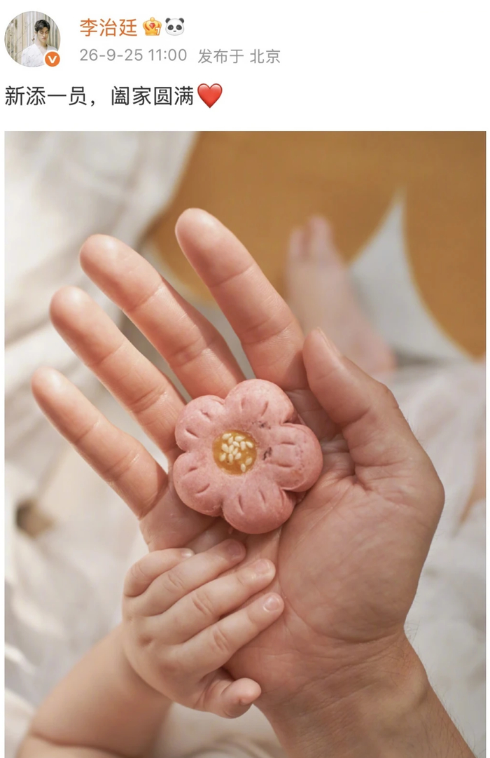 《官宣生子后李治廷一家三口首同框，夫妻俩遛娃逛街，小宝宝软萌可爱》配图 5
